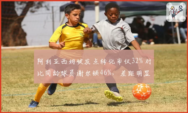 阿利亚西姆破发点转化率仅32% 对比同龄球员谢尔顿46%，差距明显